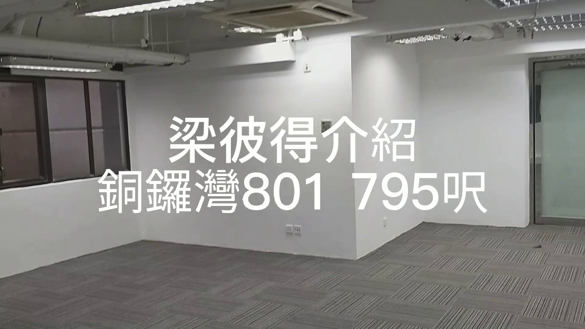 銅鑼灣中心的單位視頻資料｜寫字樓樓盤｜中原工商舖
